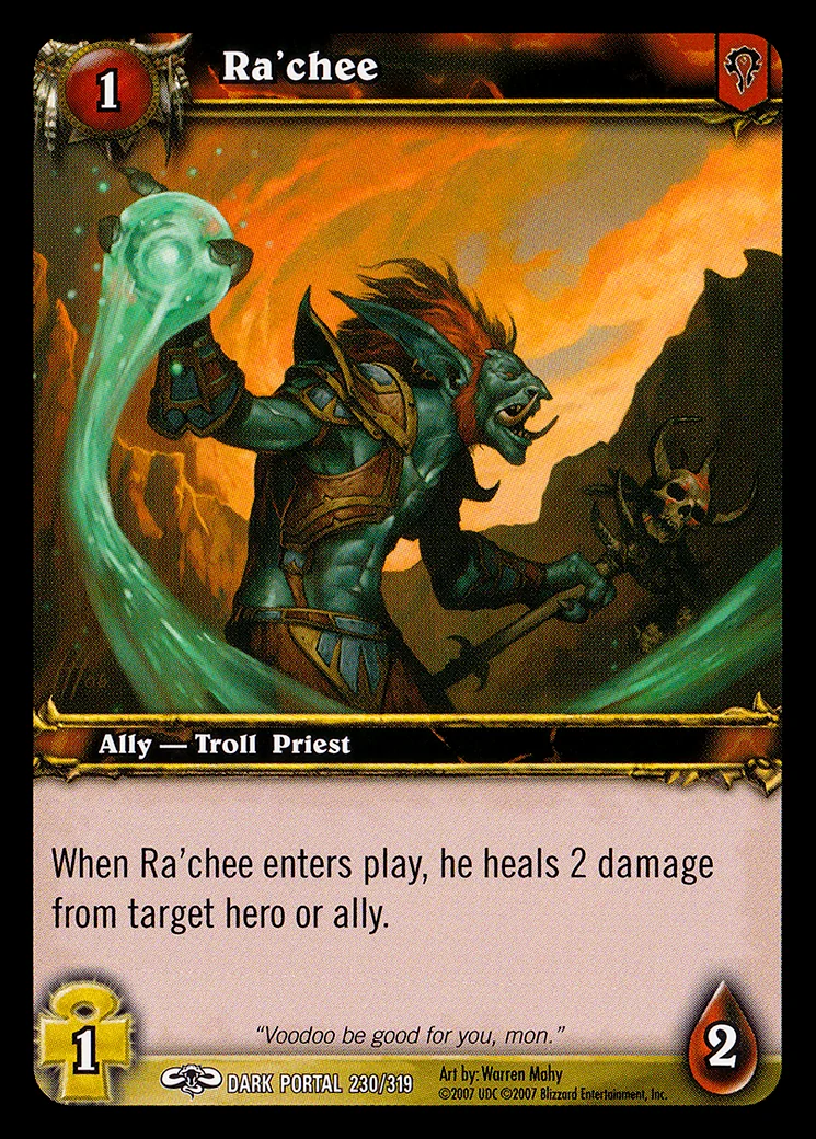Card scan: Ra'chee