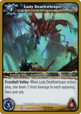 Card scan: Lady Deathwhisper