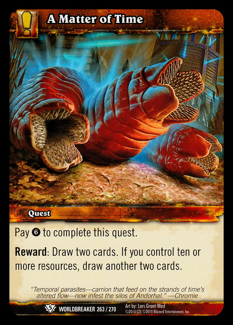 Card scan: A Matter of Time