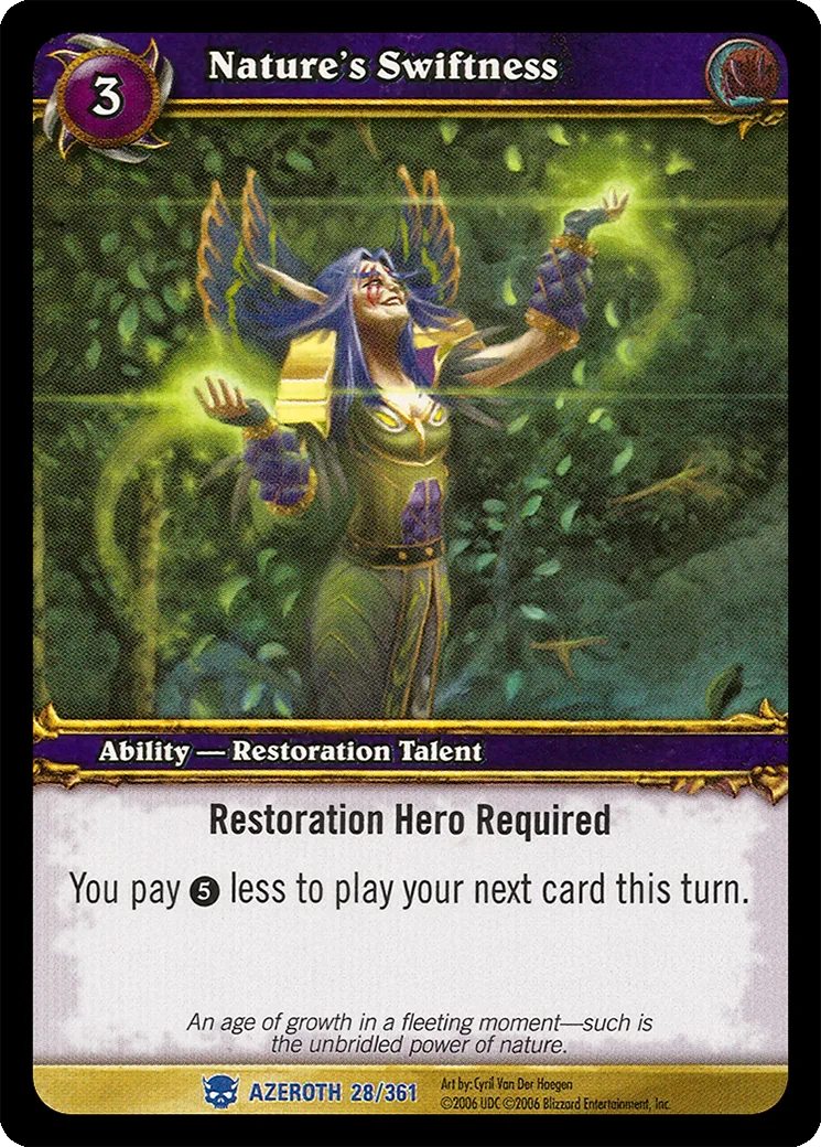 Card scan: Nature's Swiftness