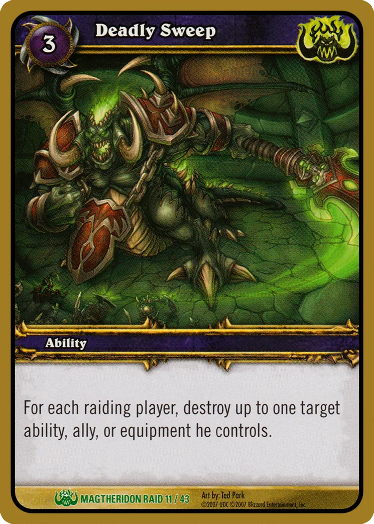 Card scan: Deadly Sweep
