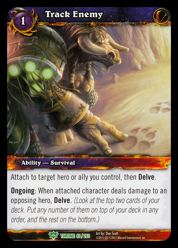 Card scan: Track Enemy