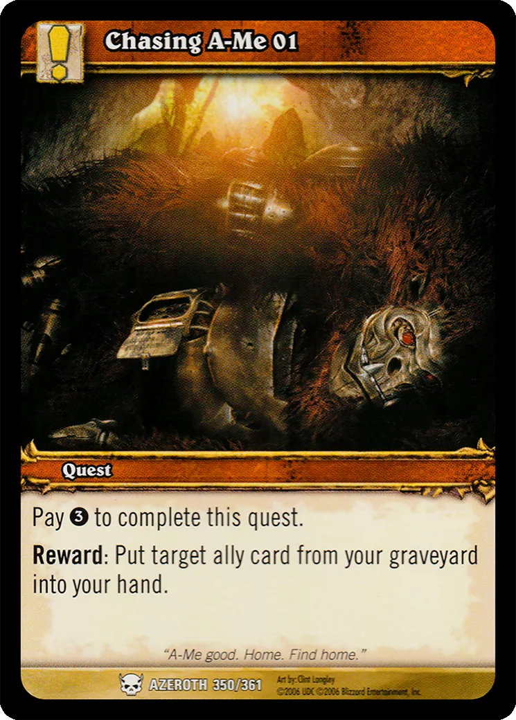Card scan: Chasing A-Me 01