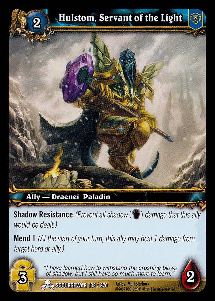 Card scan: Hulstom, Servant of the Light