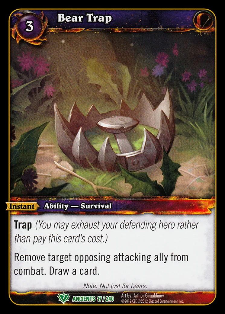 Card scan: Bear Trap