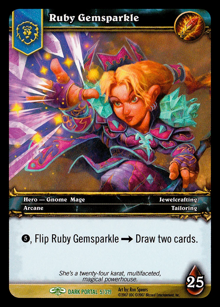 Card scan: Ruby Gemsparkle