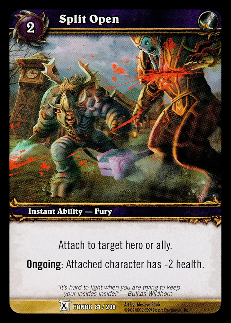 Card scan: Split Open
