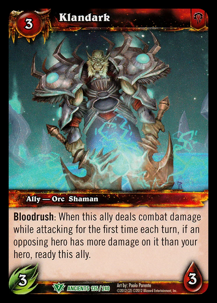 Card scan: Klandark