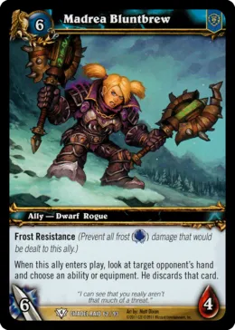 Card scan: Madrea Bluntbrew