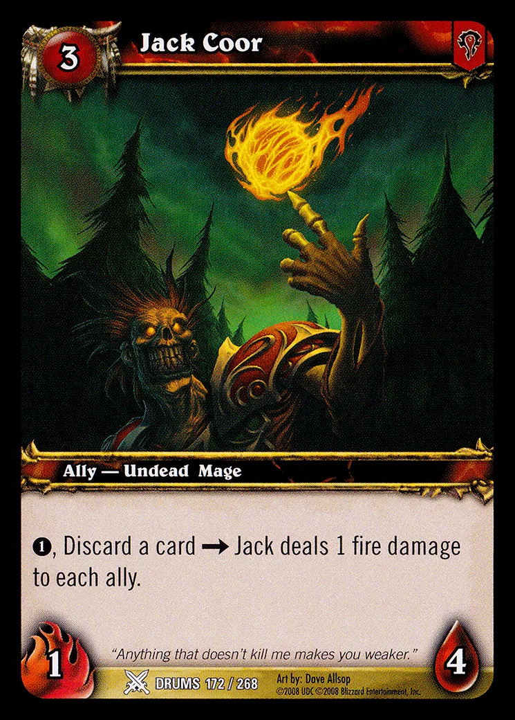 Card scan: Jack Coor