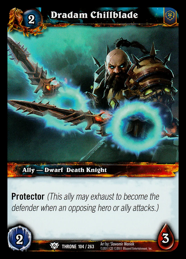 Card scan: Dradam Chillblade