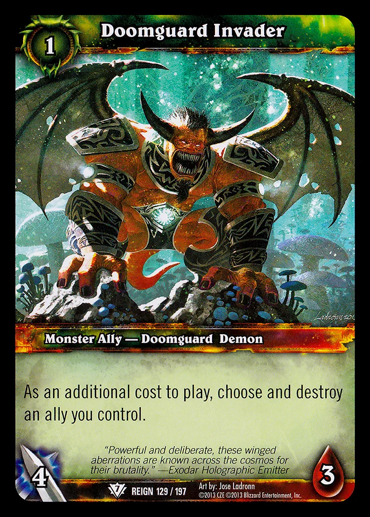 Card scan: Doomguard Invader