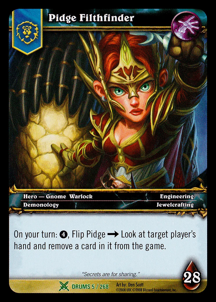 Card scan: Pidge Filthfinder