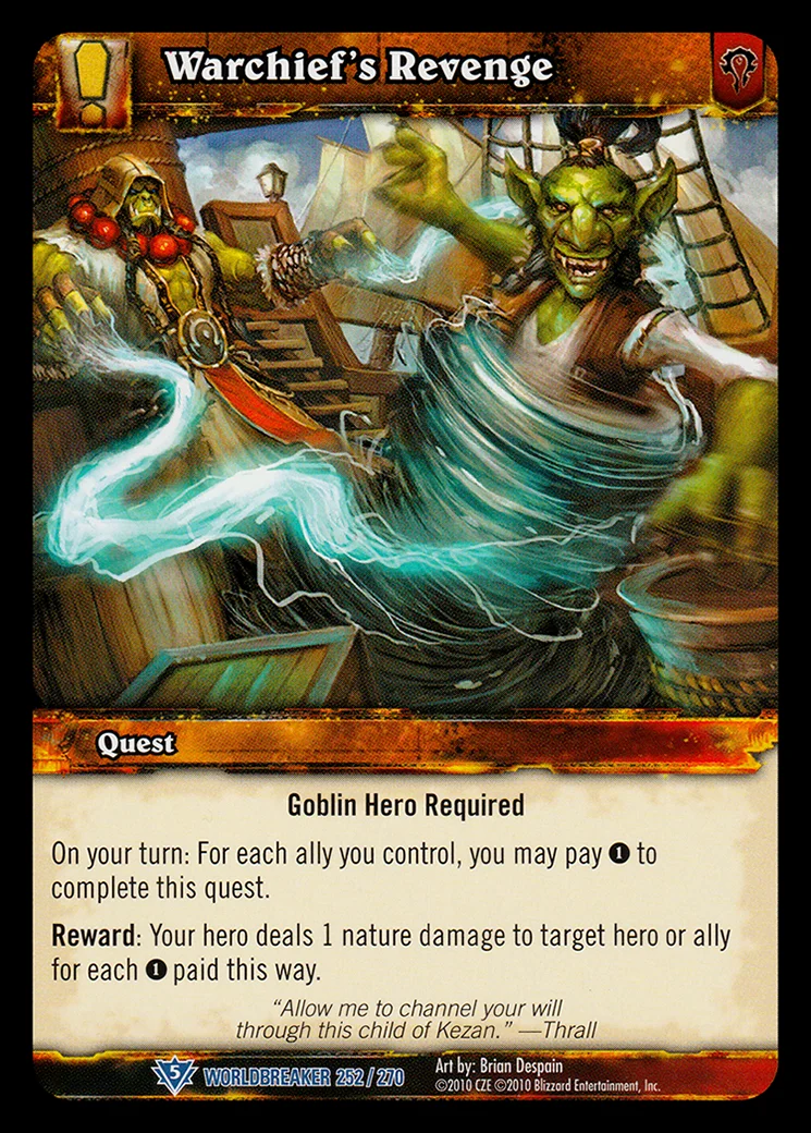 Card scan: Warchief's Revenge