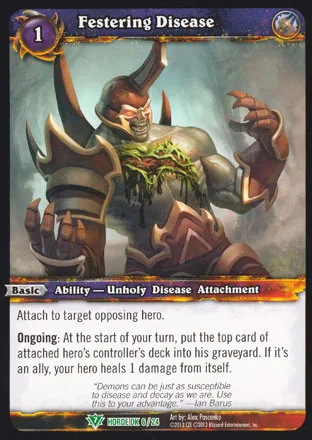 Card scan: Festering Disease