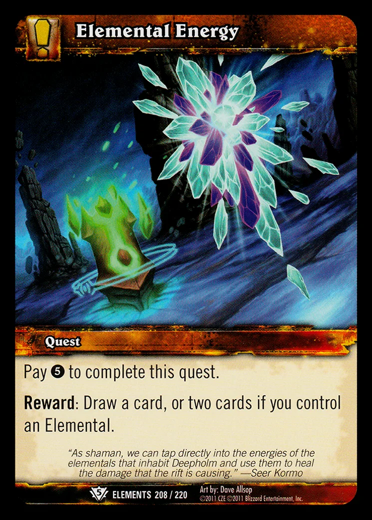 Card scan: Elemental Energy
