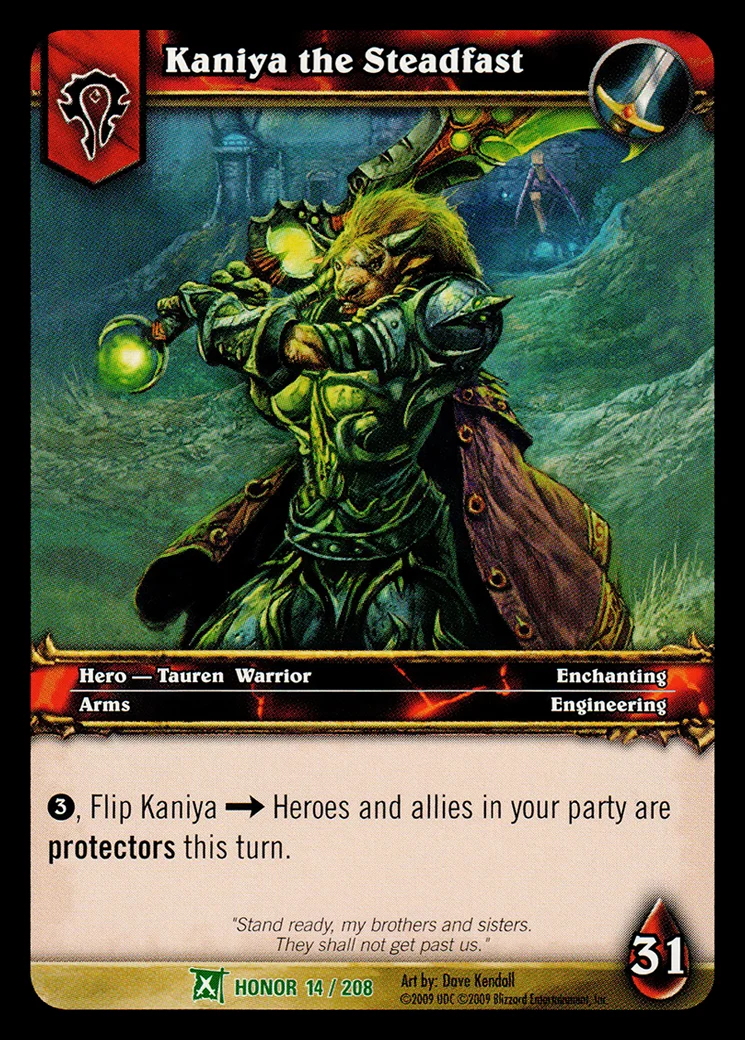 Card scan: Kaniya the Steadfast