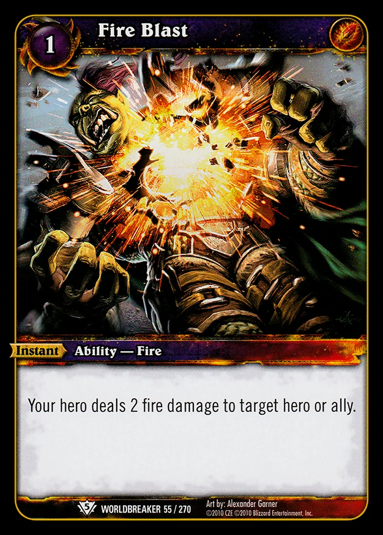 Card scan: Fire Blast