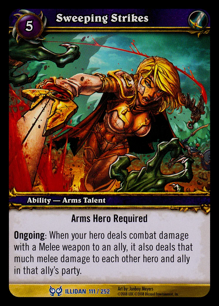 Card scan: Sweeping Strikes