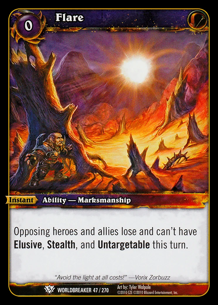 Card scan: Flare