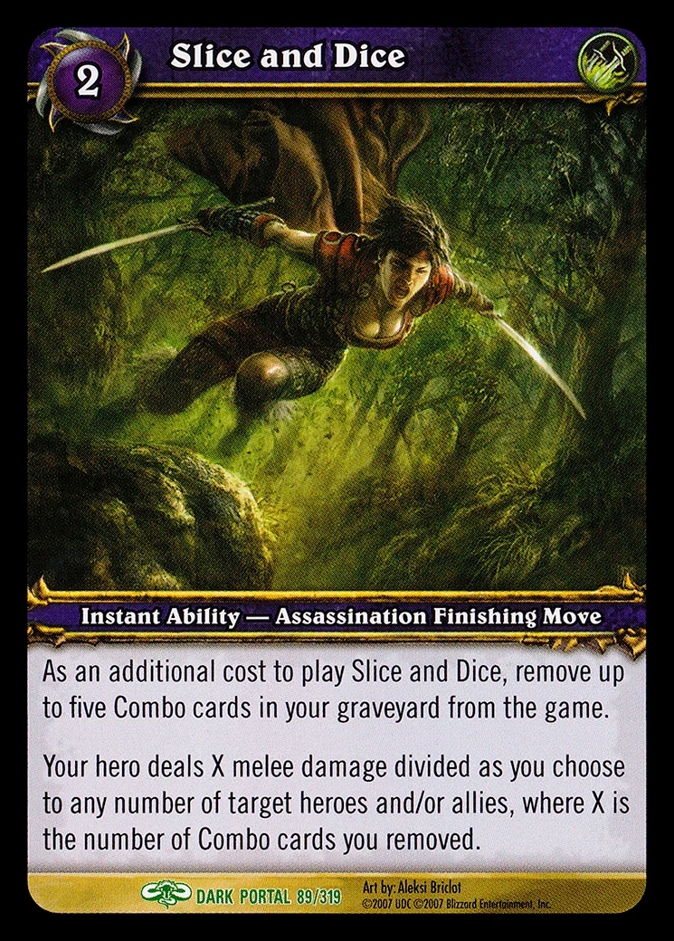 Card scan: Slice and Dice