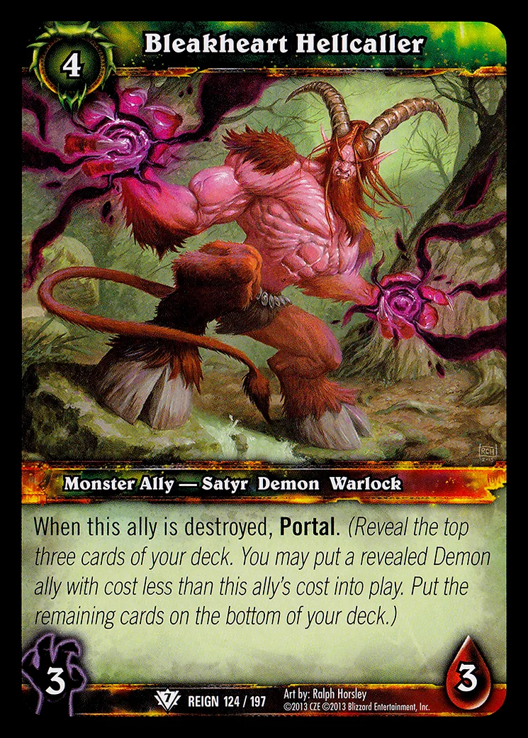 Card scan: Bleakheart Hellcaller