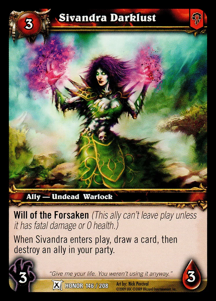 Card scan: Sivandra Darklust