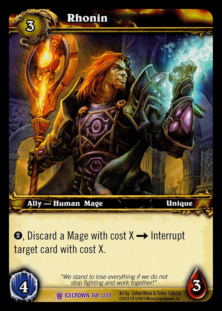 Card scan: Rhonin
