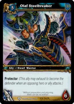 Card scan: Olaf Steelbreaker