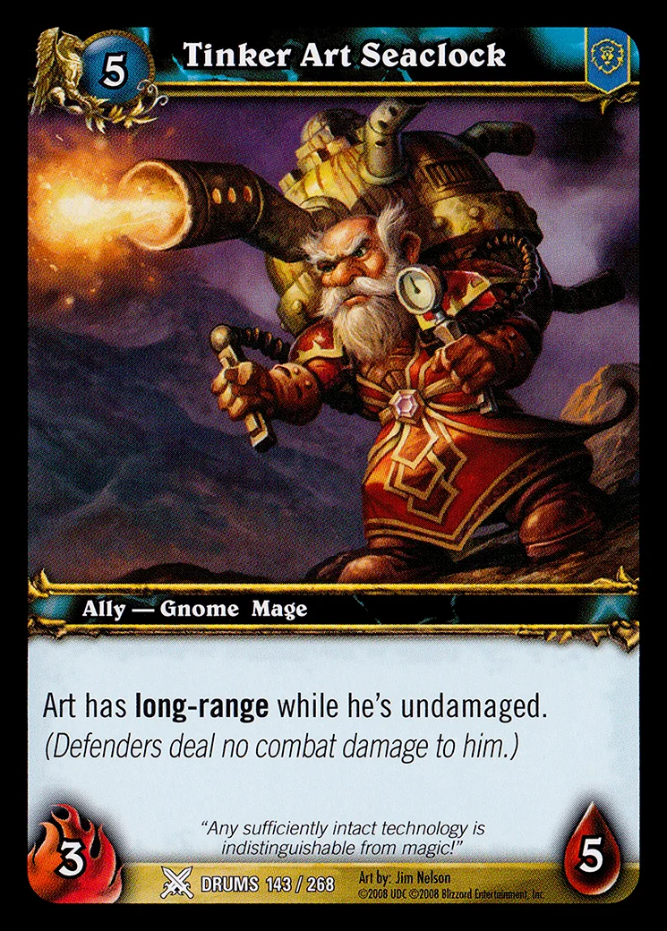 Card scan: Tinker Art Seaclock