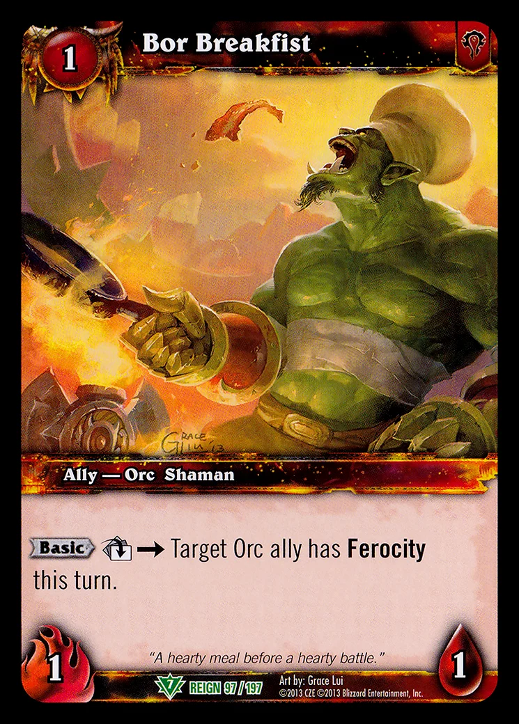 Card scan: Bor Breakfist