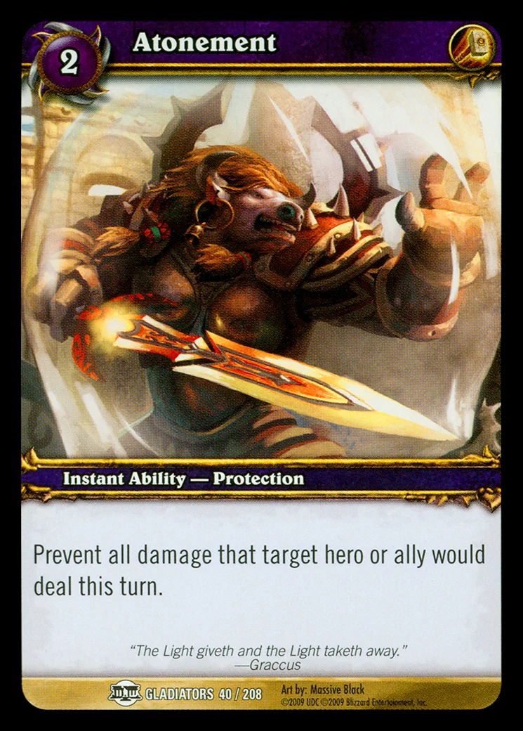 Card scan: Atonement