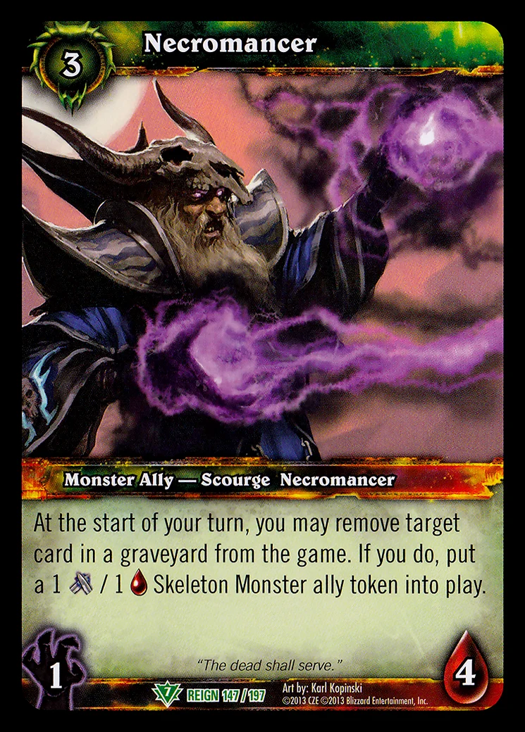Card scan: Necromancer