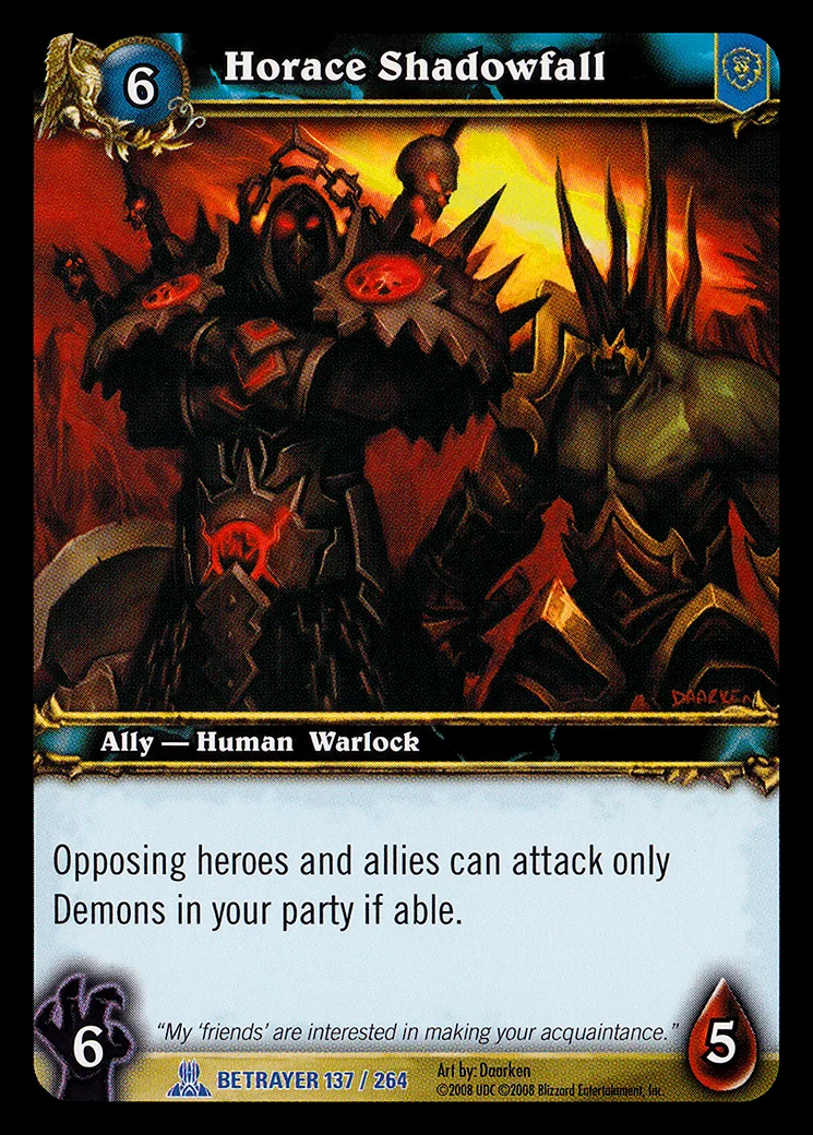 Card scan: Horace Shadowfall