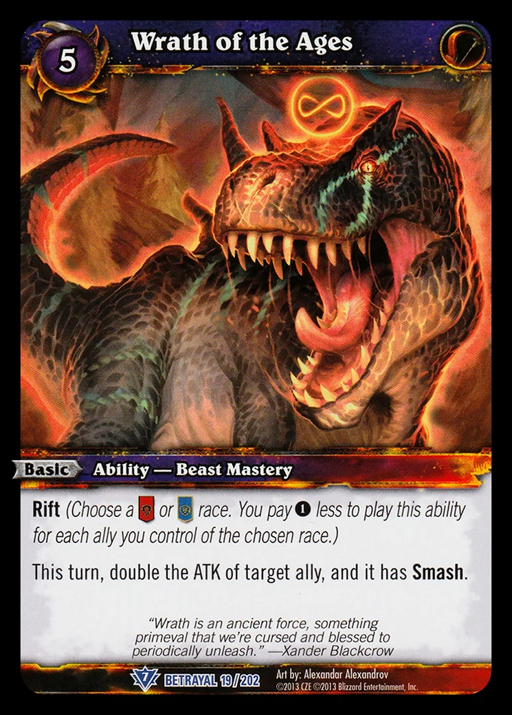 Card scan: Wrath of the Ages