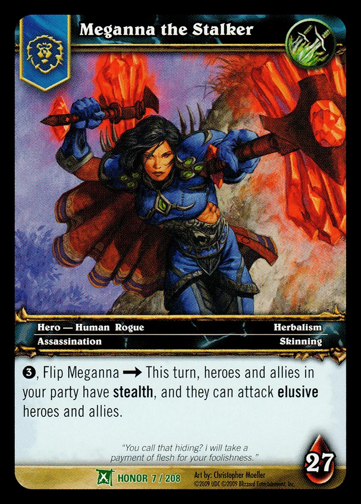 Card scan: Meganna the Stalker