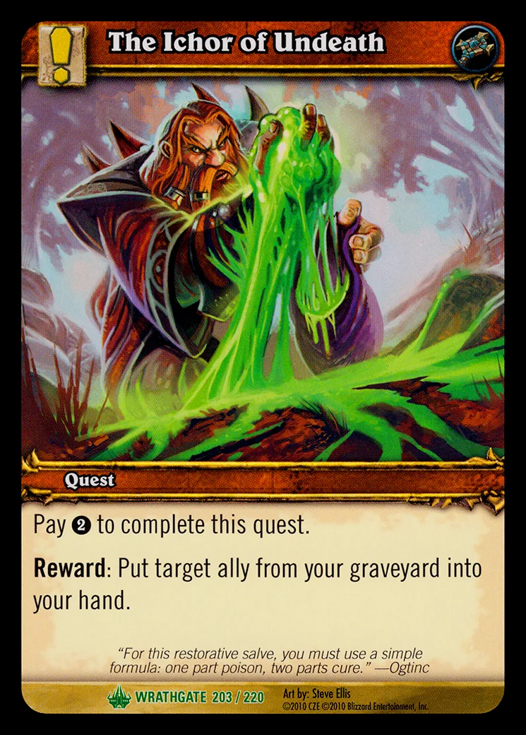 Card scan: The Ichor of Undeath