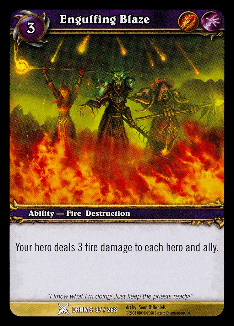 Card scan: Engulfing Blaze