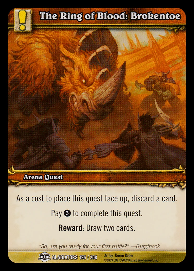 Card scan: The Ring of Blood: Brokentoe