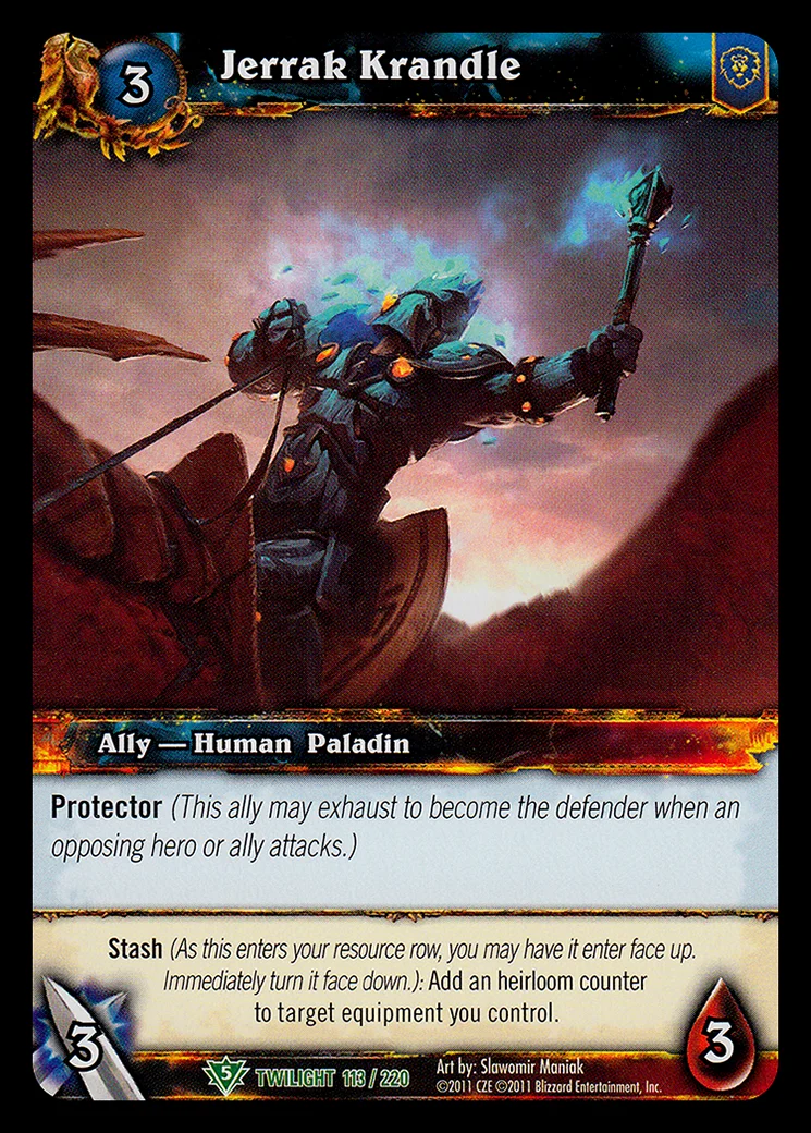 Card scan: Jerrak Krandle