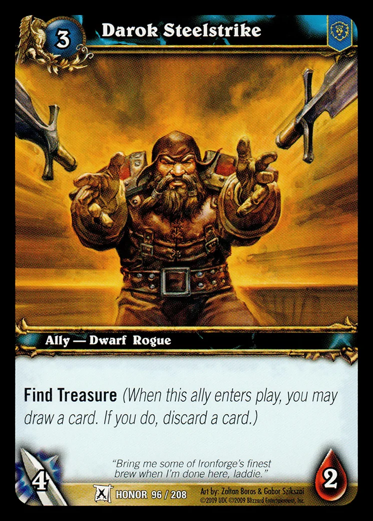 Card scan: Darok Steelstrike