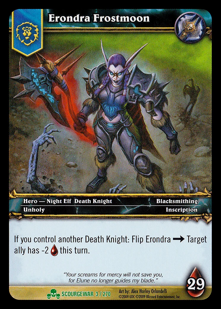 Card scan: Erondra Frostmoon