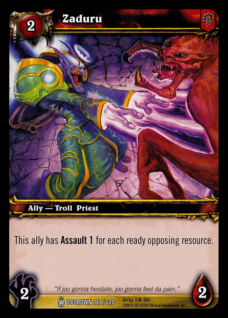 Card scan: Zaduru
