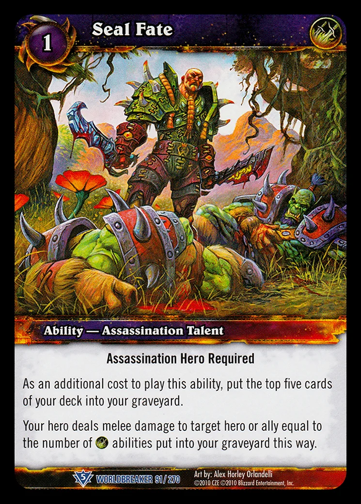 Card scan: Seal Fate