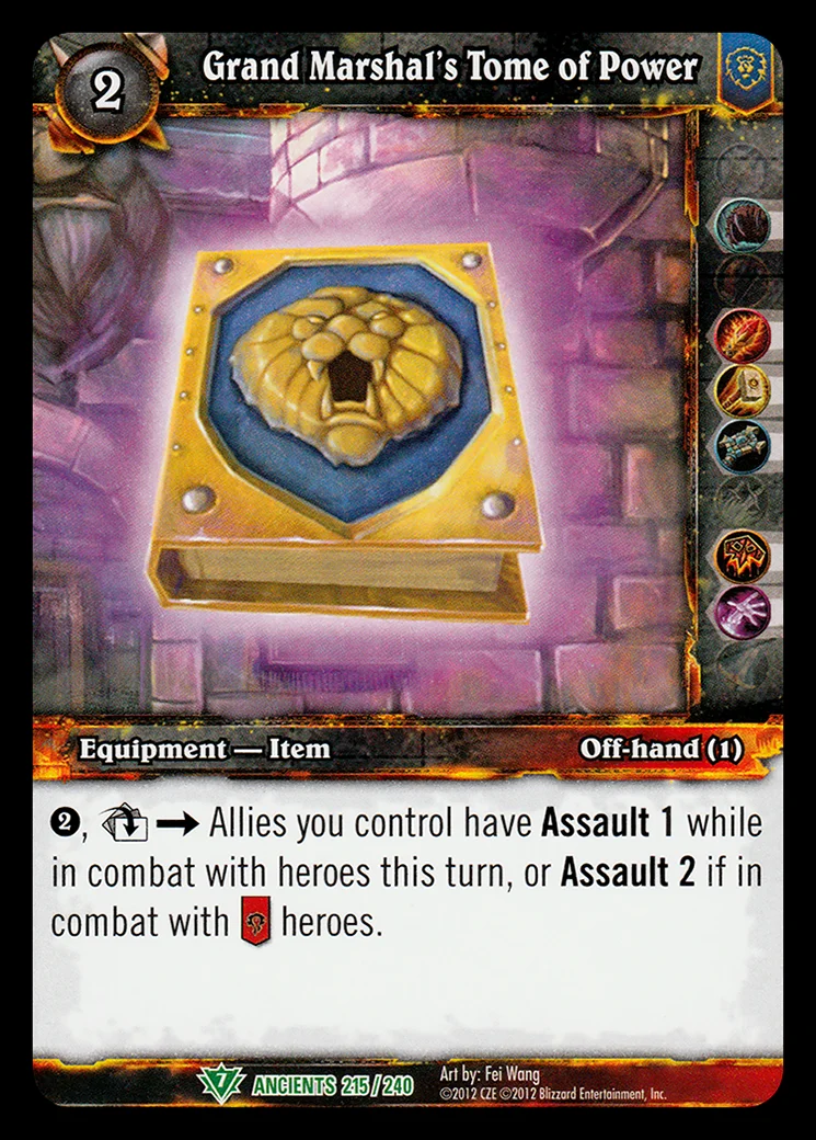 Card scan: Grand Marshal's Tome of Power