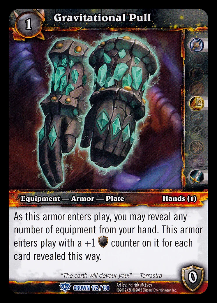 Card scan: Gravitational Pull