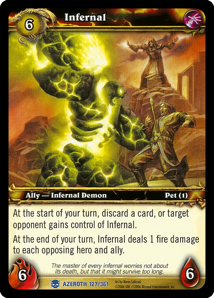 Card scan: Infernal