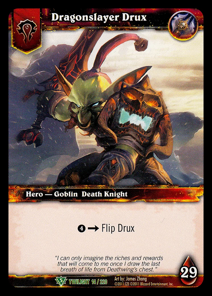 Card scan: Dragonslayer Drux
