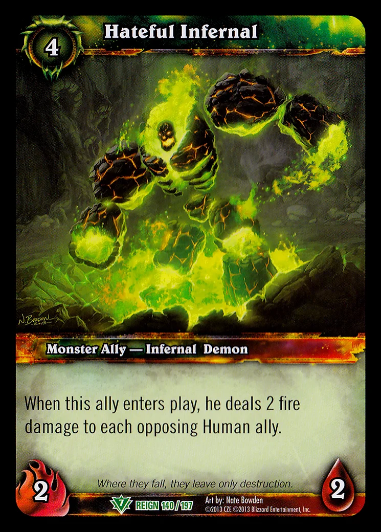 Card scan: Hateful Infernal