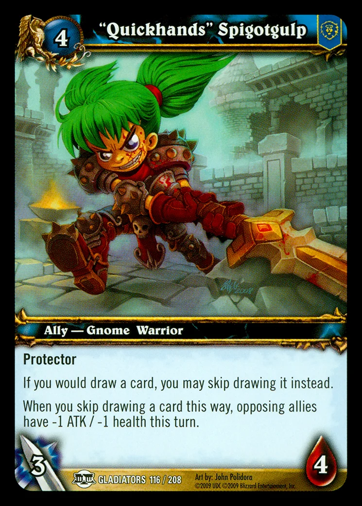 Card scan: "Quickhands" Spigotgulp
